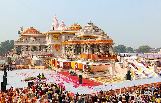 Ram Mandir in Ayodhya Pran Pratishtha ceremony