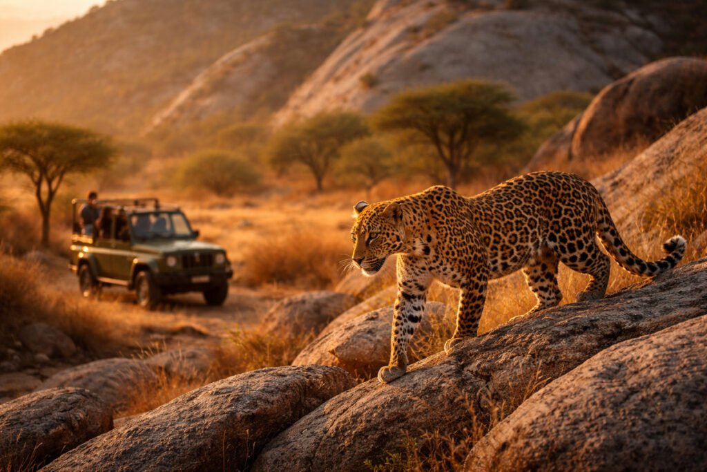 Leopard Safari Jawai in Rajasthan